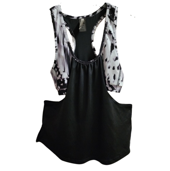 Mono B Active Wear Tank Top Black and White Women's Small - Picture 1 of 7